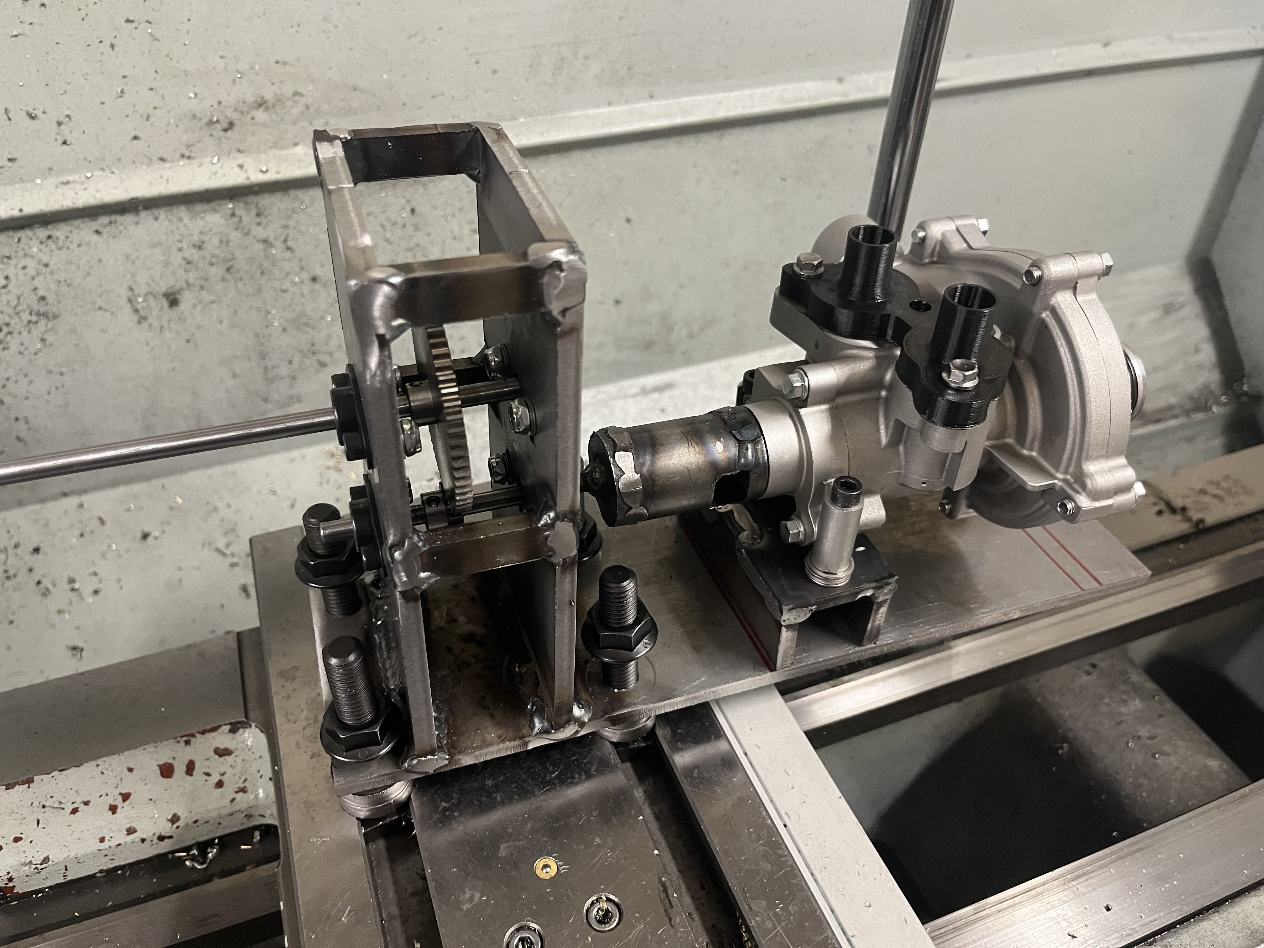 Stock Oil Pump Flow Rate Testing Rig